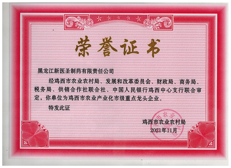 贺球友会平台制药获市级重点龙头企业称号